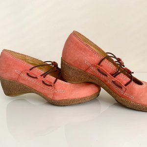 COPY - SALE! Groundhog wedges - cork and rubber sole